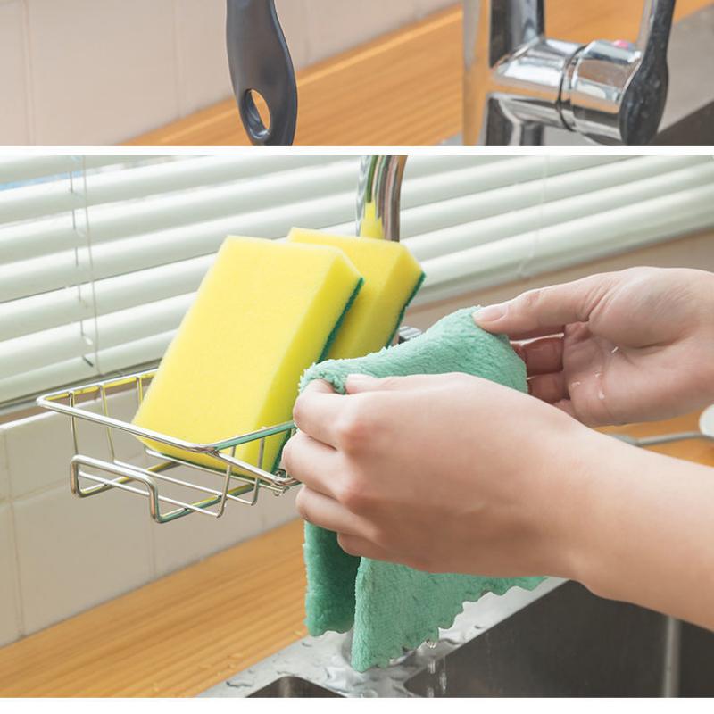 Nerezové police na baterie Kuchyňský dřez Úložný prostor pro mytí nádobí Odtokové police