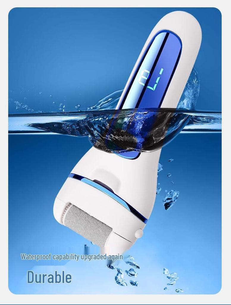 Digital Display Electric Callus Remover & Foot Scrubber Pedicure Tool