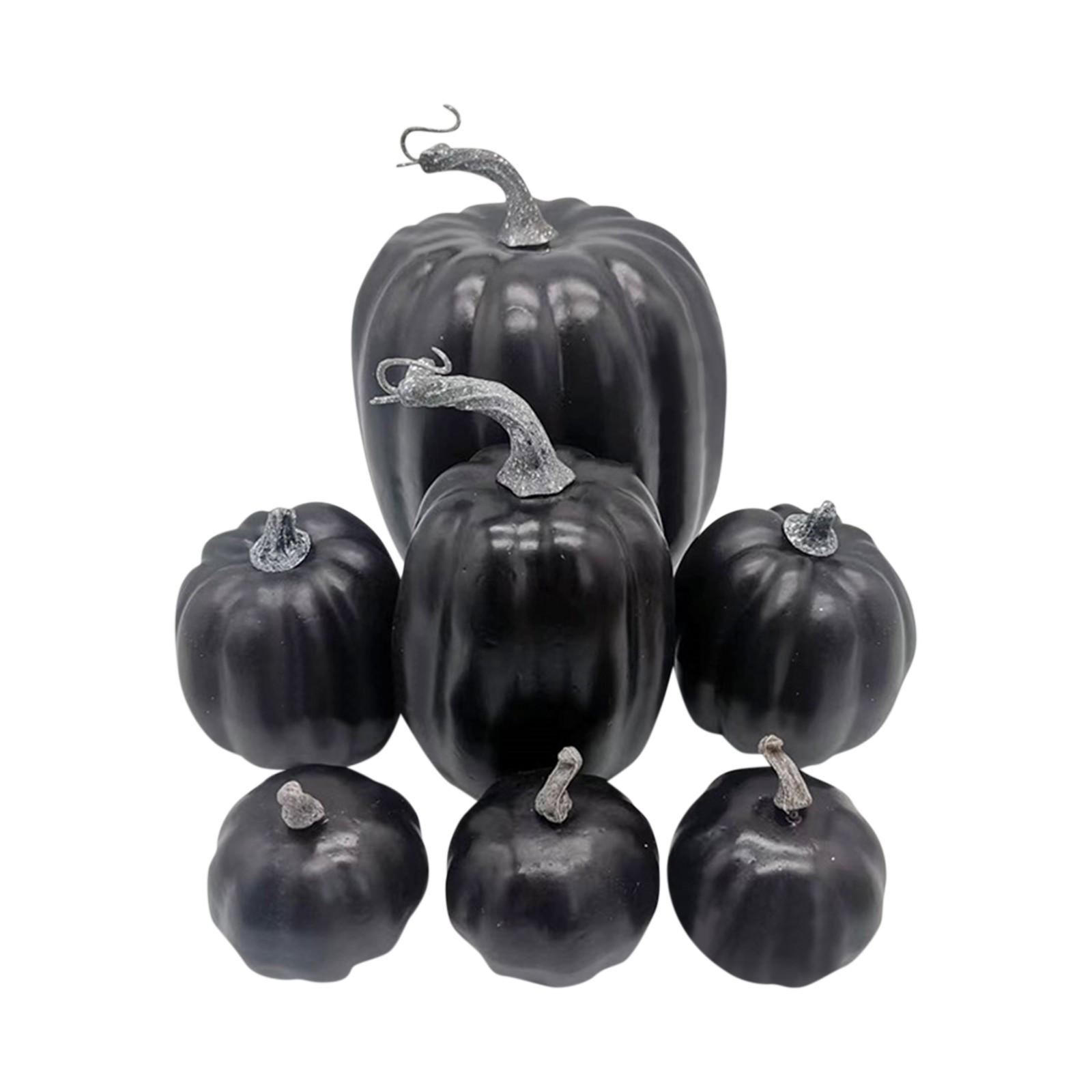 

Искусственные Тыквы Ассорти Поддельные Искусственные Кленовые Листья Хэллоуин 7шт One Size чёрный