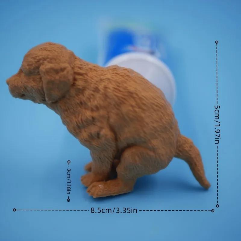 Creative 3D Printing Puppy Poop Toothpaste Dispenser Funny Dog Ass Toothpaste Cover Puppy Toothpaste Cover Dog Fan Gift