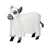 Ghost Cow Shape Metal Resin Handmade Halloween Decor Indoor Outdoor Sculpture Yard Decorative Ornament