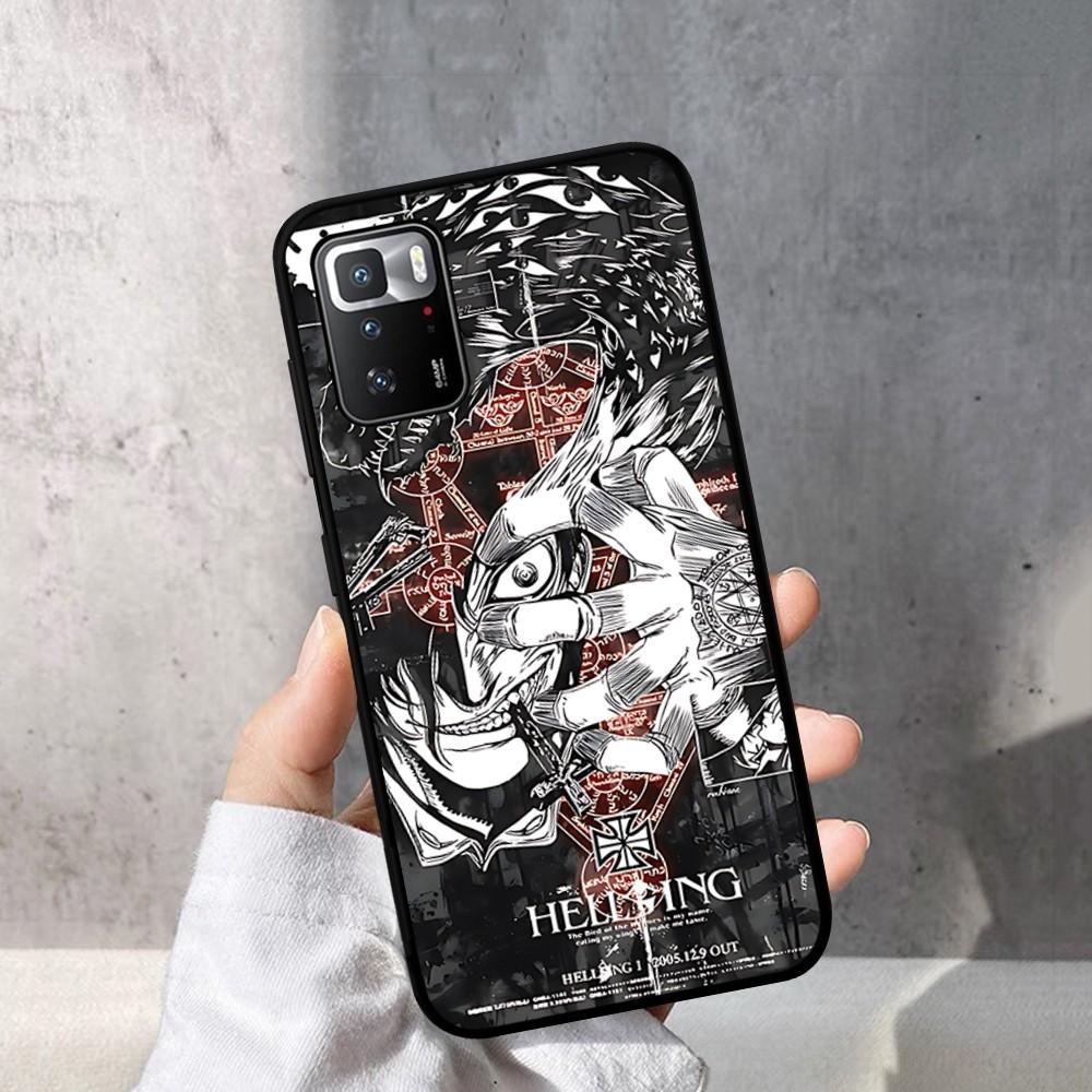 Alucard Hellsing Anime Phone Case For Redmi Note 4 X 5 A 6 7 8 T 9 9S 10 11 11S 11Epro Poco M3 Pro
