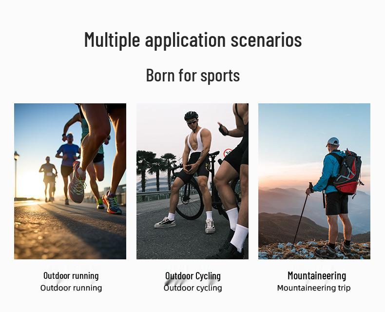 Męski szybkoschnący sportowy zestaw dwuczęściowy: Koszulka z długim rękawem i spodnie do koszykówki i kolarstwa