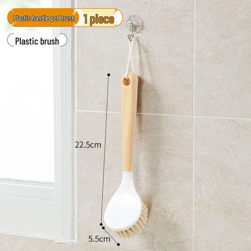 Multi-functional Long Handle Kitchen Brush for Cleaning Pots and Dishes