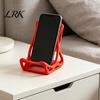 Living Room Phone Stand Mobile Holder, 3D-Printed Skeleton-Inspired Stand, Thin Lightweight Bionic Bone Design Decorative Ornament for Desk