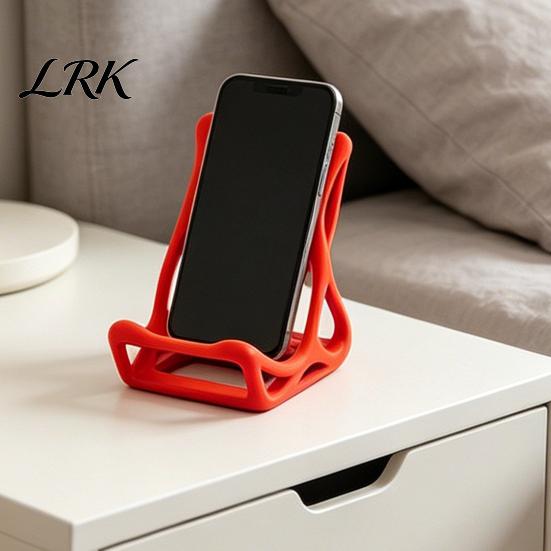 Living Room Phone Stand Mobile Holder, 3D-Printed Skeleton-Inspired Stand, Thin Lightweight Bionic Bone Design Decorative Ornament for Desk