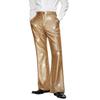 Herredressbukser Skinnende paljetter Rette vide ben Bryllupsbukser med lommer Nattklubb Dans Rollespill Lange bukser Streetwear