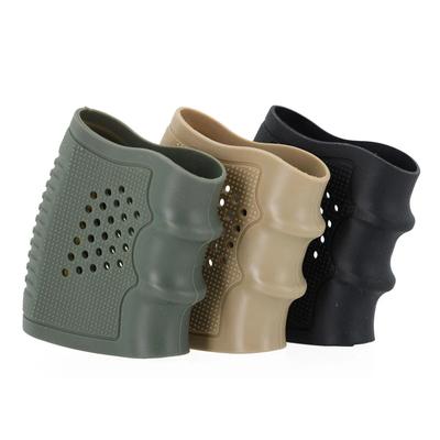 1PC Anti-Slip Tactical Handgun Rubber Protect Cover Grip Glove Tactical Holster for Glock Hunting Black Gun Accesories
