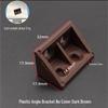 Diswei L-Shaped Plastic 90° Corner Bracket for Shelves and Cabinets