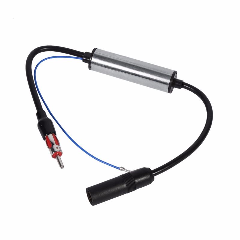 Car Antenna Plug Radio FM Inline Signal Amplifier Booster Signal Amplifier Signal Amplifier