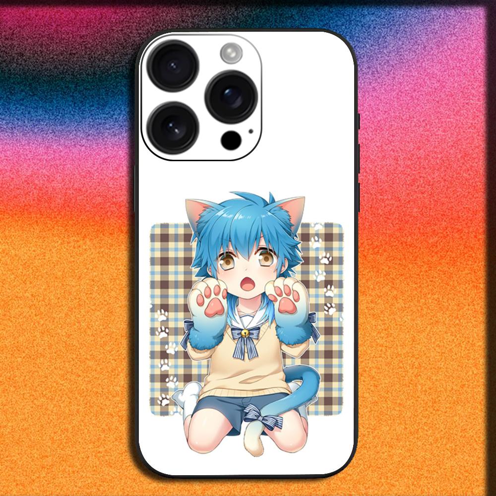 

Чехол для телефона D-Dramatical Murder Аоба Серагаки Для iPhone 16,15,14,13,12,11,Pro,XS,Max,XR,Plus,SE,Mini Мягкий Черный Чехол iPhone15