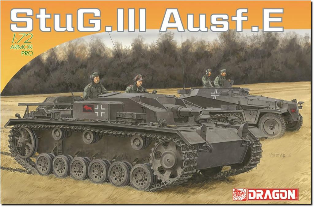 Platz Dragon 1/72 WWII German Stug III Ausf. E with NEO Truck Plastic Model Kit DR7562NT (Tank)