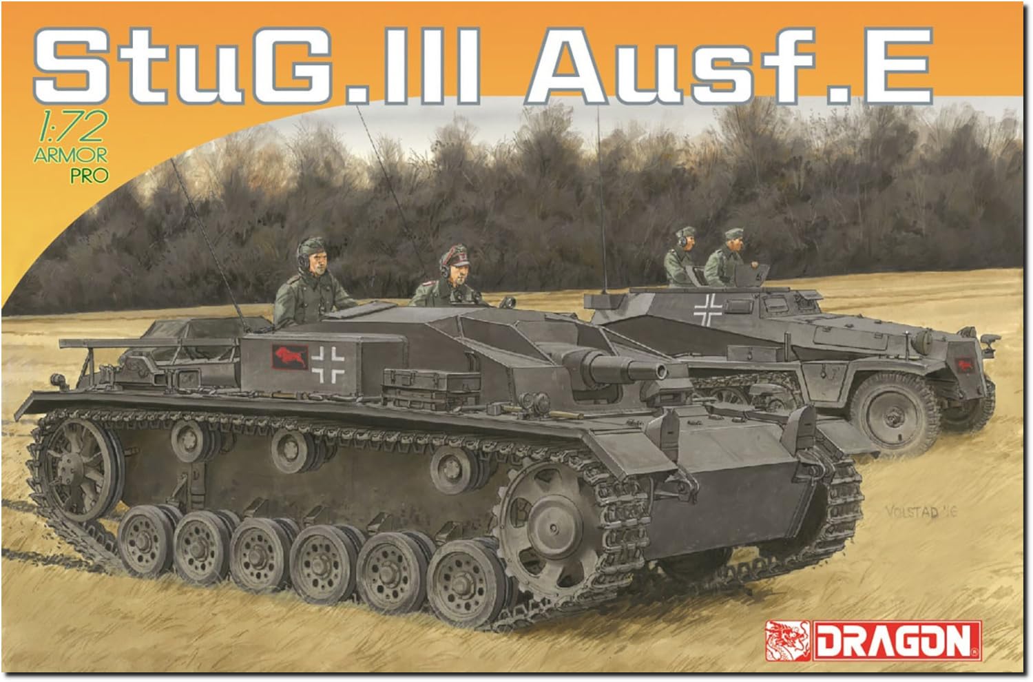 

Platz Dragon 1/72 WWII German Stug III Ausf. E with NEO Truck Plastic Model Kit DR7562NT (Tank)