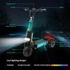 Elektroroller Klappbar OOTD T30 13" 1600W x 2 Motor Elektrischer Offroad-Roller für Erwachsene Mit Sitz 60V 31,2AH LCD-Display Höchstgeschwindigkeit 65 km/h