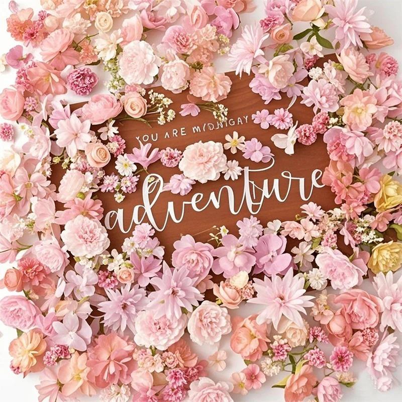 20/50Pcs Artificial Flower Head Mini Silk Artificial Rose Daisy Flower Craft Supplies Wedding Party Craft Wreath Home Decoration