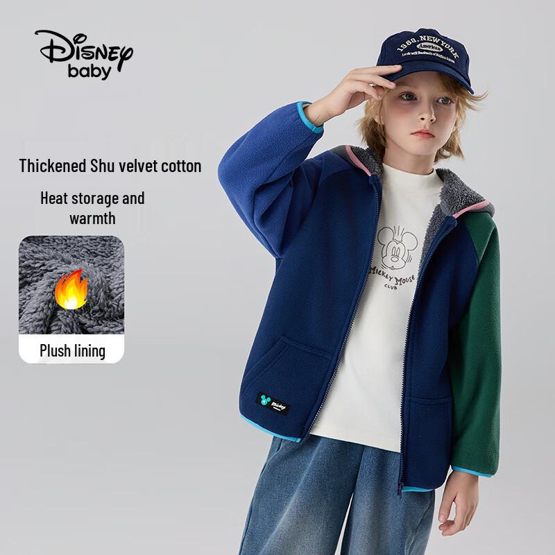 Disney Kids' Color-Block Fleece-Lined Winter Jacket