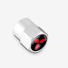 vdpc7 4Pcs Car Tire Valve Caps Auto Replacement Accessories For Mitsubishi Pajero L200 Galant Evo X RVR Mirage Grandis Ralliart Lancer