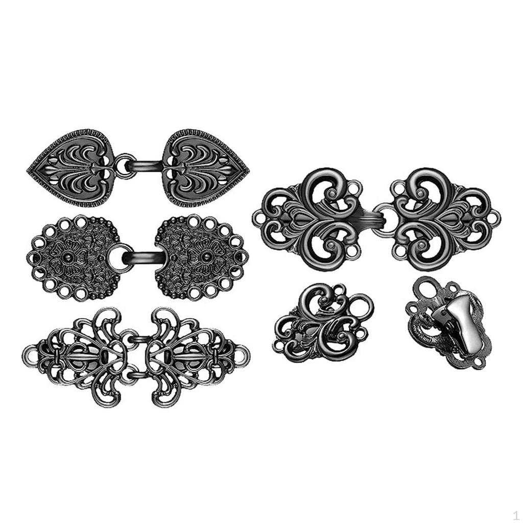 4 Stück Pullover-Schal-Clips, Umhangverschlüsse, Strickjacken-Kragen-Clips, Verschlüsse für Mädchen