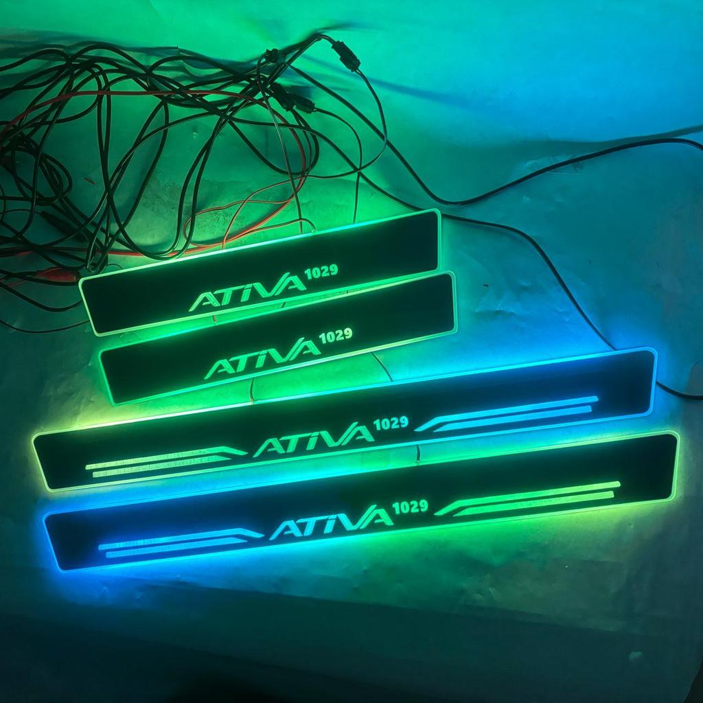 Perodua Ativa LED Dynamic Sill Strips - Colorful Welcome Pedal Kit (4 Pcs)