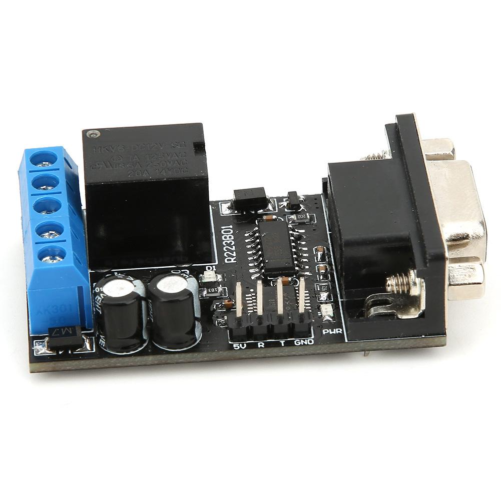 RS232 Delay Relay Module 1 Channel Serial Port UART Multifunctional DC12V R223B01
