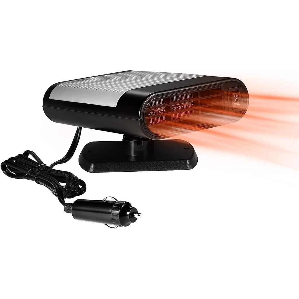 12-V-Autoheizlüfter/Kühllüfter Autoheizlüfter 2-in-1-Autoentfroster, Schnellheizender elektrischer Heizlüfter für tragbare Autos
