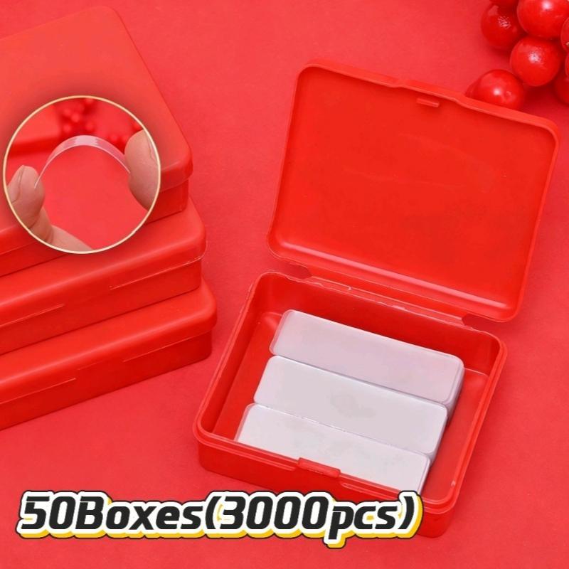 60Pcs/set Multifunctional Nano Double-sided Film,Transparent Adhesive,High Viscosity,Strong,Reusable Tape Office Home Supply