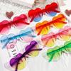 2025 New Heart-shaped Sunglasses Candy Color Gradient Lenses Love Heart Sun Glasses Shades Funny Beach Pool Party Eyewear