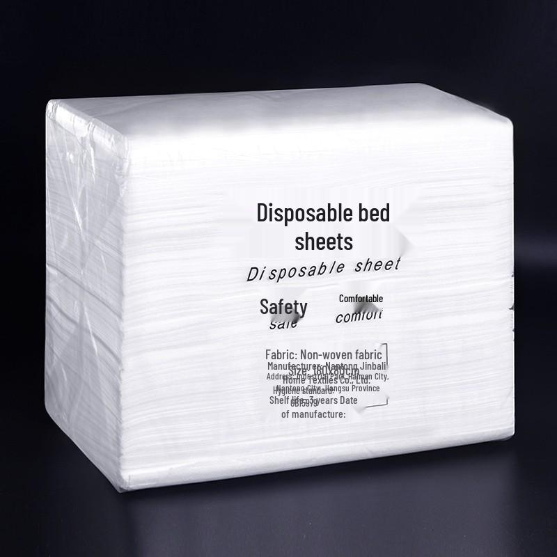 Thickened Waterproof Disposable White Bed Sheets with Face Hole for Salon Massage - Non-woven, Breathable, Oil-Proof