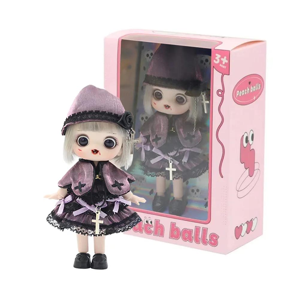 Original Halloween Limited Edition BJD Doll 5.5 Inch Joint Movable Body Dolls  with Clothes Vampire Cosplay Kid Birthday Gifts