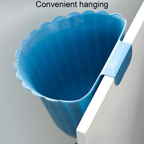 Trash Can Nordic Style Reusable Plastic Wall-mounted Kitchen Garbage Bin Household Supplies