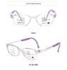 Unbreakable Kids' Silicone Myopia Glasses - Anti-slip, Transparent Frames for Boys and Girls, Prescription-Compatible