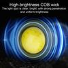 Multi-functional Mini Keychain Light Modes Adjustable Portable Rechargeable Flashlight Outdoor Camping Hiking Hanging Lamp Emergency Repair Work Lamp