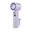 USB Portable High-Speed Handheld Fan with Digital Display and Back Clip