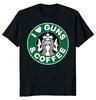 NEW LIMITED I Love Guns and Coffee Funny Classic Novelty Tee M-3XL Fast Shipping