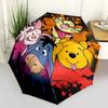 Winnie and Friends Themed Travel Umbrella-8 Ribs Automatic Opening and Closing, Portable Folding Design, Compact and Stylish Umbrella