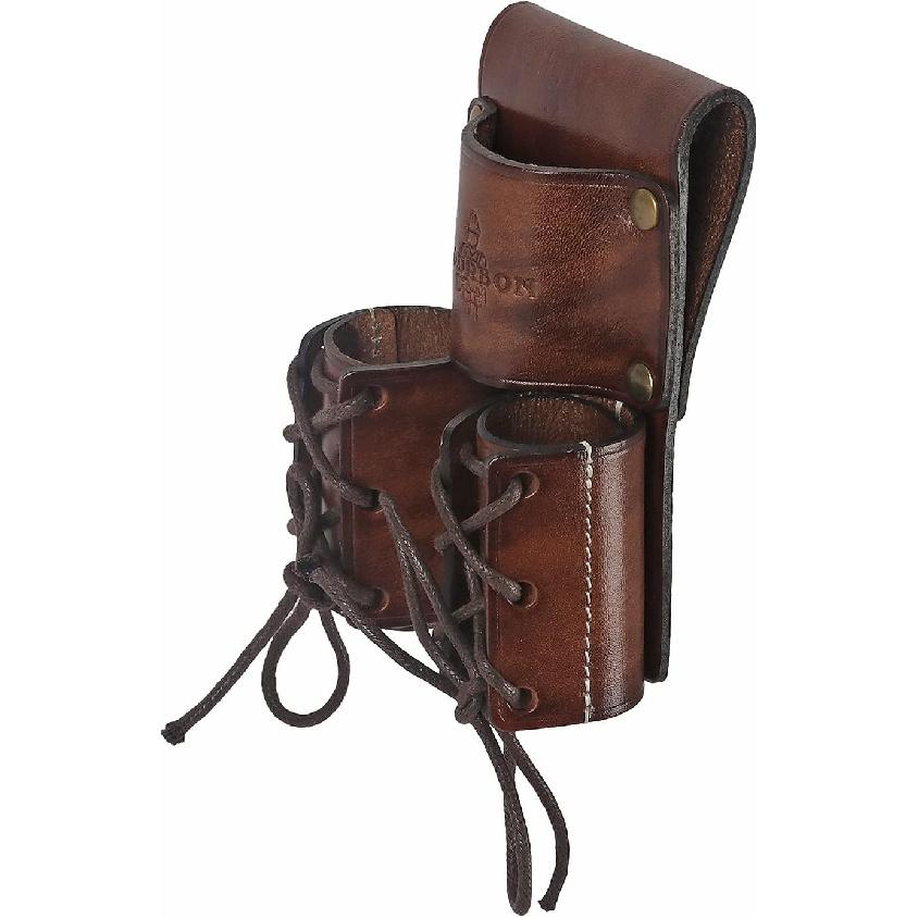 TOURBON Leather Tool Organizer Bull Pin Holster Wrench Hammer Holder