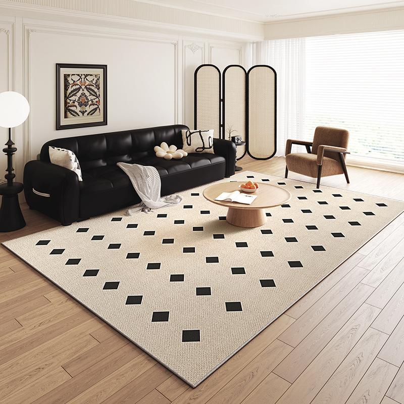 French Antique Carpet Living Room Sand Coffee Table Blanket Light Luxury Premium Bedroom Bedside Floor Mat Non-Slip And Anti-Fouling Floor Mat