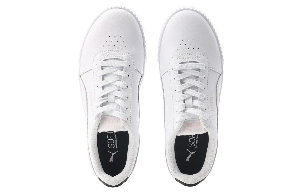 PUMA Carina Leather 'White Black Rosewater' Women's 370325-23