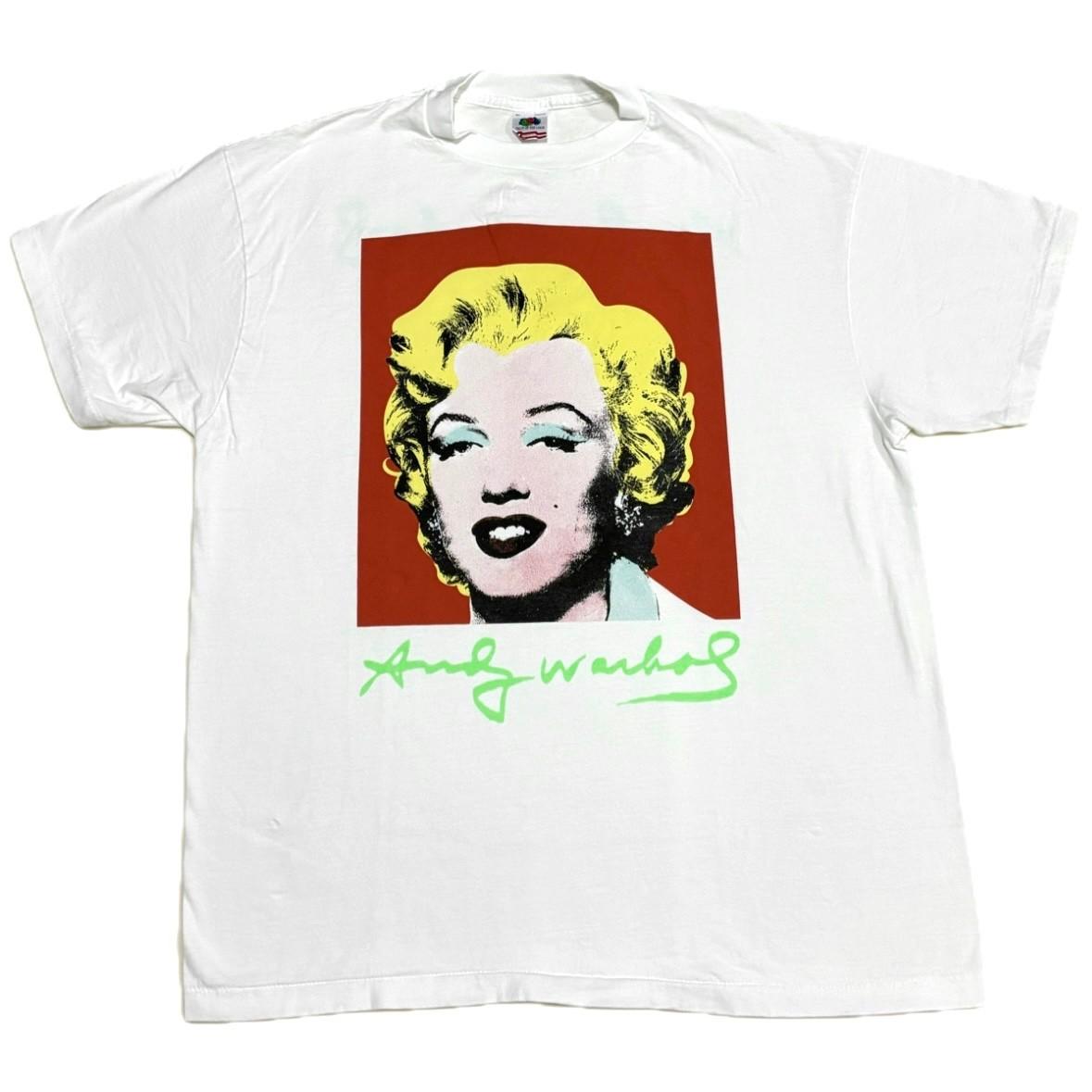Vintage Marilyn Monroe Shot Marilyns Andy Warhol 1996  Pop Art T-Shirt Mens Womens Tees Top REPRINT M