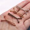 8pcs Seamless Shirt Sleeve Clips - Adjustable Non-Slip Cuff Clips for Waist Tightening & Scarf Holding - Rose Golden, Golden, Silver, Black Metal Set