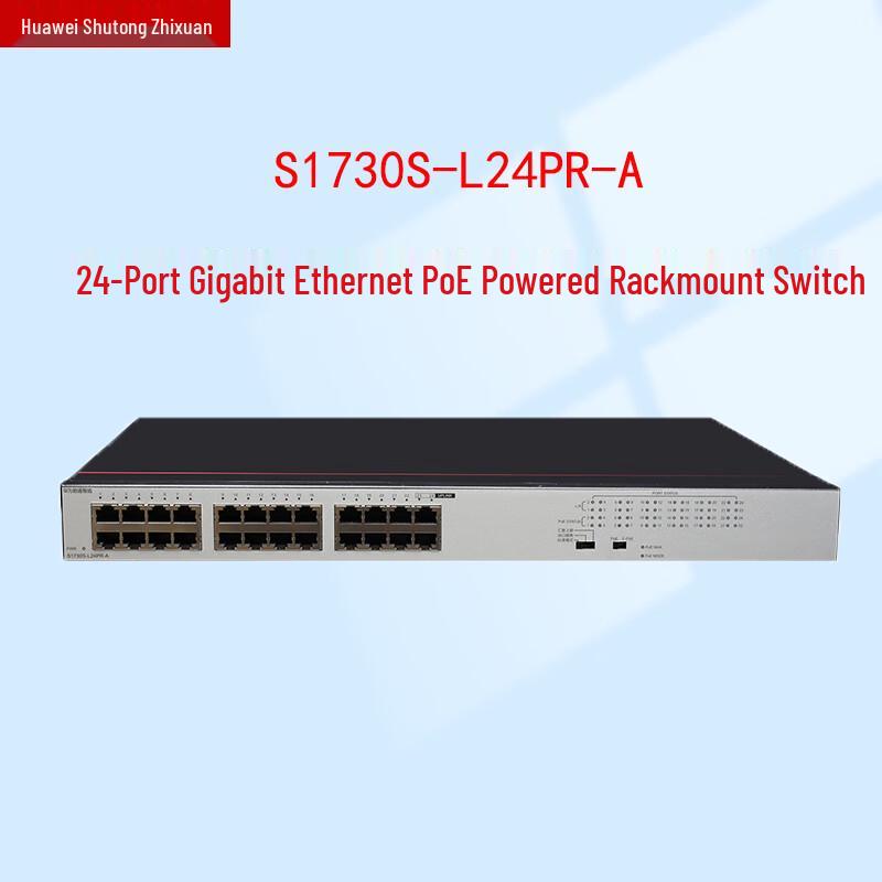 

Huawei Smart Selection S1730S-L24PR-A 24-Port Gigabit PoE Switch