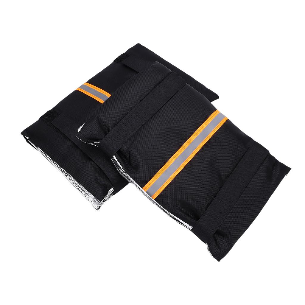 2pcs Outdoor Faucet Covers Insulated Hose Bib Covers with Reflective Strip Water Proof Freeze Faucet Insulation Socks Wrap 210D Oxford Fabric