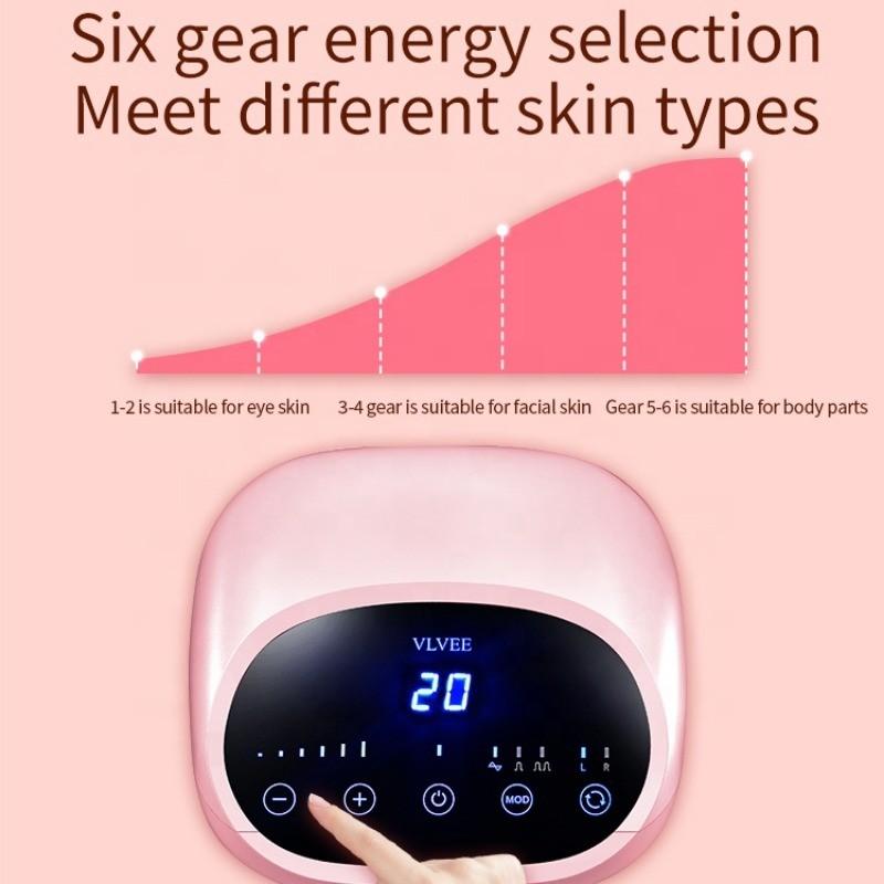 Household 2 In 1 Ultrasonic Facial Deep Cleansing Beauty Machine Face RF Anti-aging Wrinkle Beauty Instrument