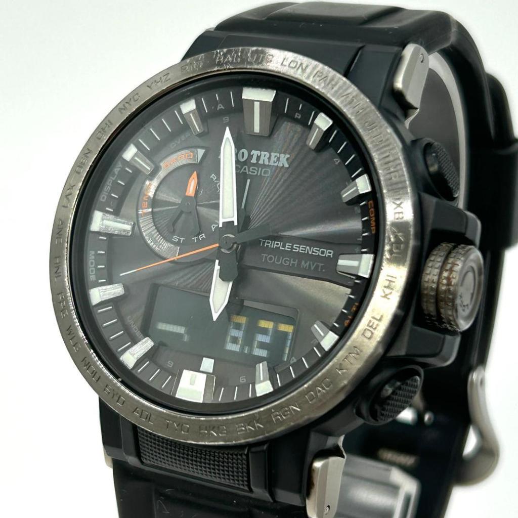 Used CASIO PRO TREK PRW-60Y Climber Line Radio Solar