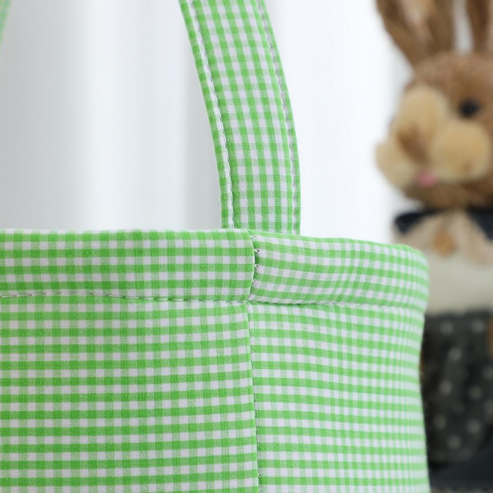 Easter Rabbit Lace Basket: Decorative Handheld Egg Storage