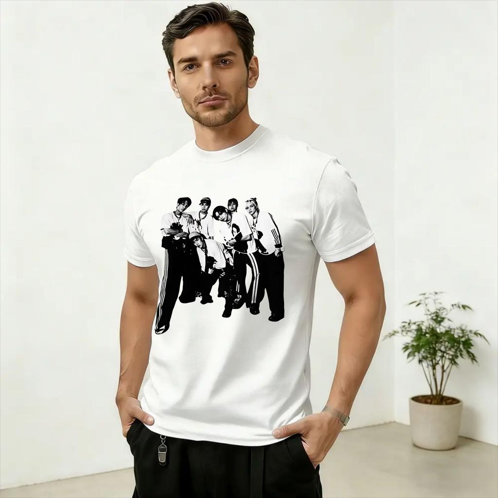 Korean PP1Harmonys TShirt Summer Cotton TShirts For Unisex Harajuku Casual Tshirt ShortSleeved Vintage Tops
