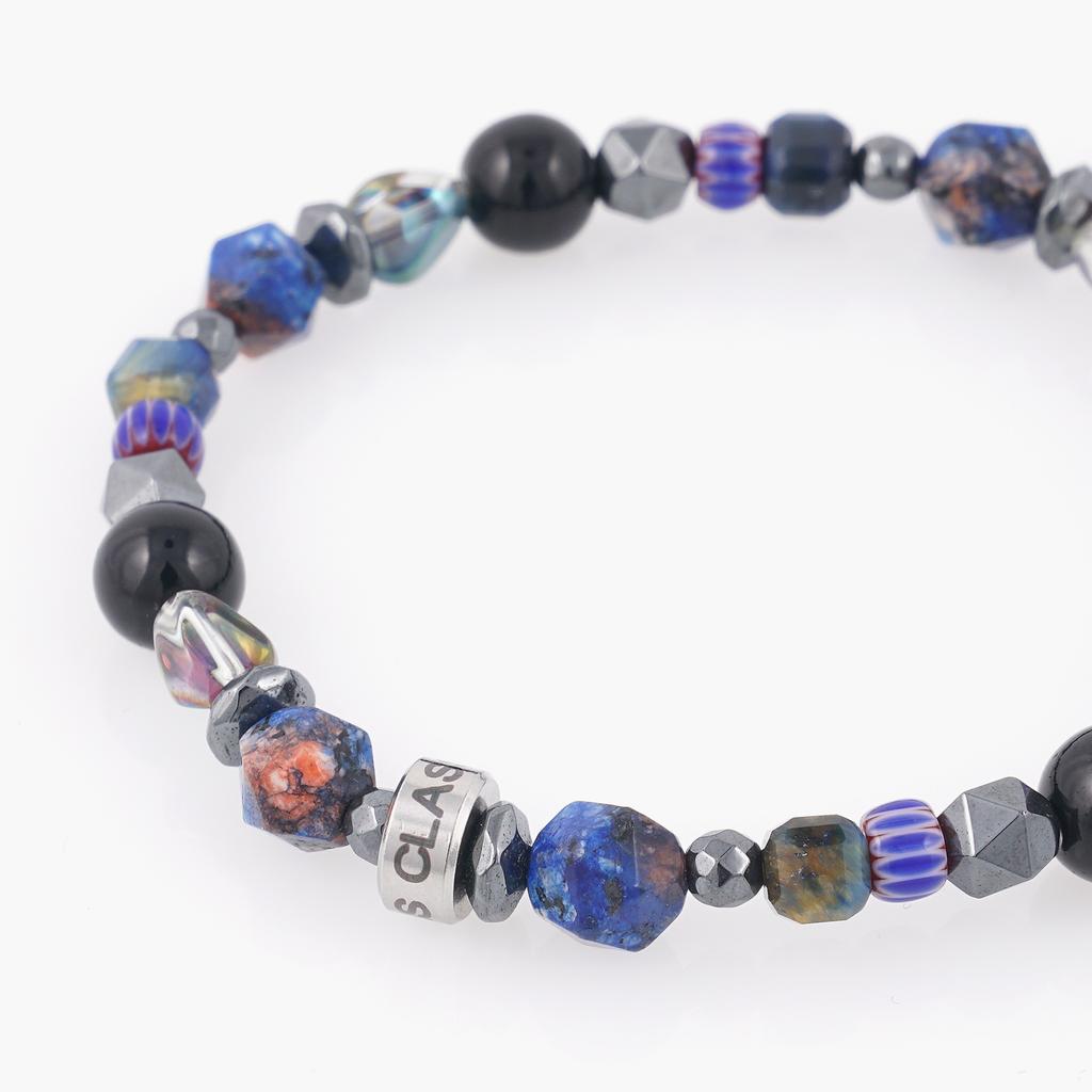 Jbans Classic Lapis Point Turkish Mixed Gemstone Bracelet (C2501Ac1248_Bl)
