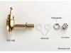 304 Stainless Steel Alcohol Infusion Faucet for Bottles, Barrels, Cans, Jars, and Pots.