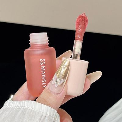 Mansili Milky Mist Matte Mousse Lip Mud – Long-Lasting Velvet Lip Glaze for Girls