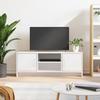VidaXL TV Stand White 102x30x37.5 Cm Engineered Wood 823253